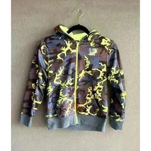Boys Nike Hooded Zipper Camo Track Jacket Size‎ M